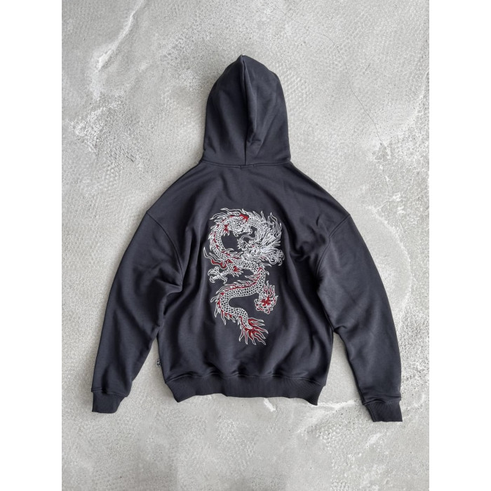 Oversize худі з принтом