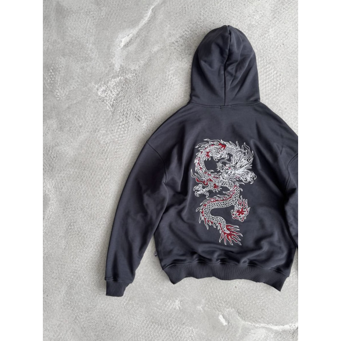 Oversize худі з принтом