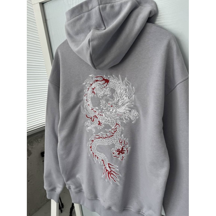 Oversize худі з принтом