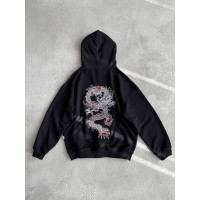 Oversize худі з принтом