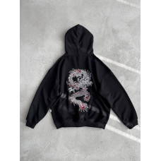 Oversize худі з принтом