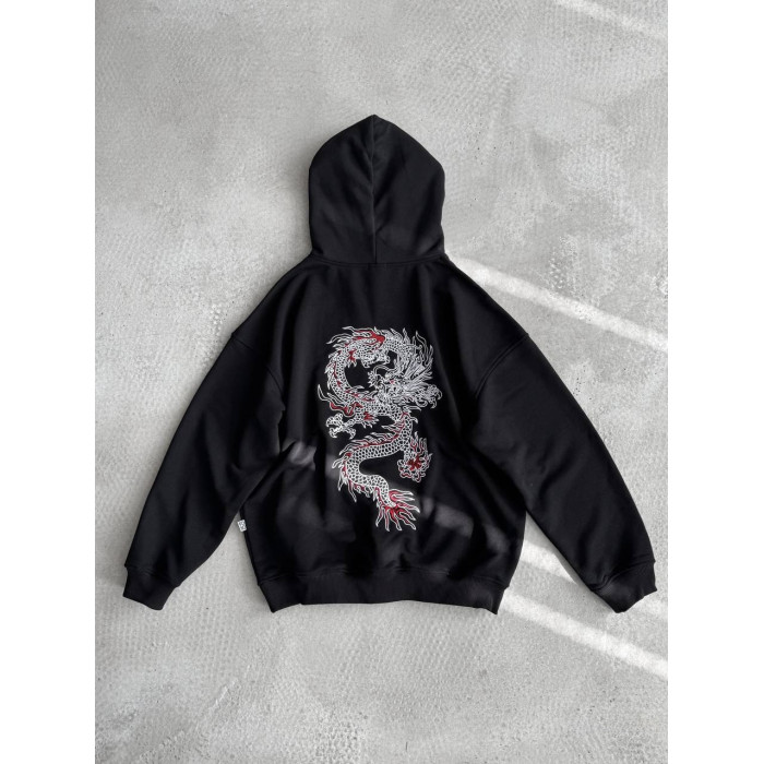 Oversize худі з принтом