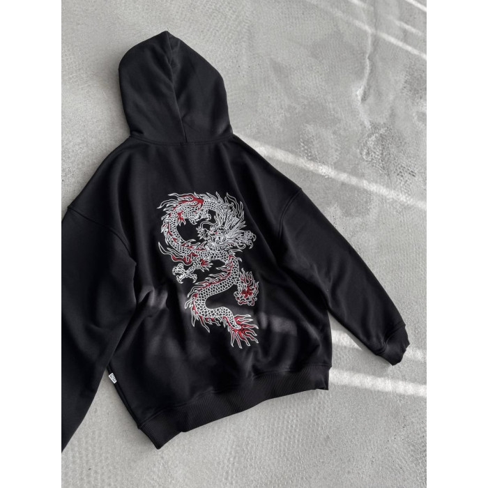 Oversize худі з принтом