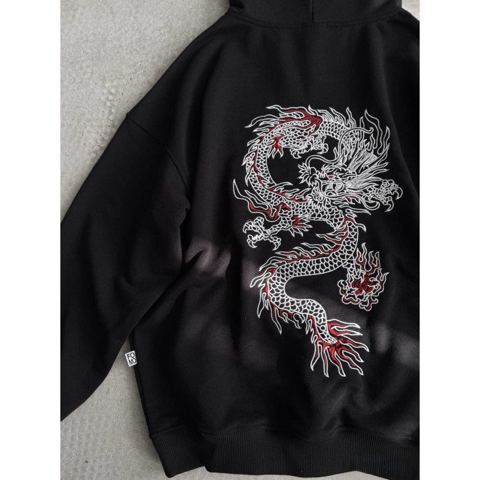 Oversize худі з принтом
