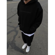 Oversize худі з вишивкою 