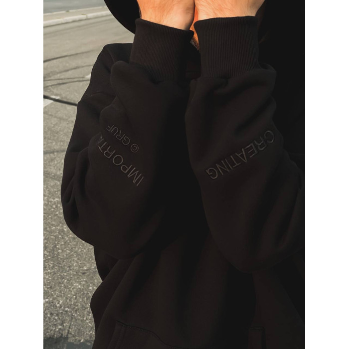 Oversize худі з вишивкою