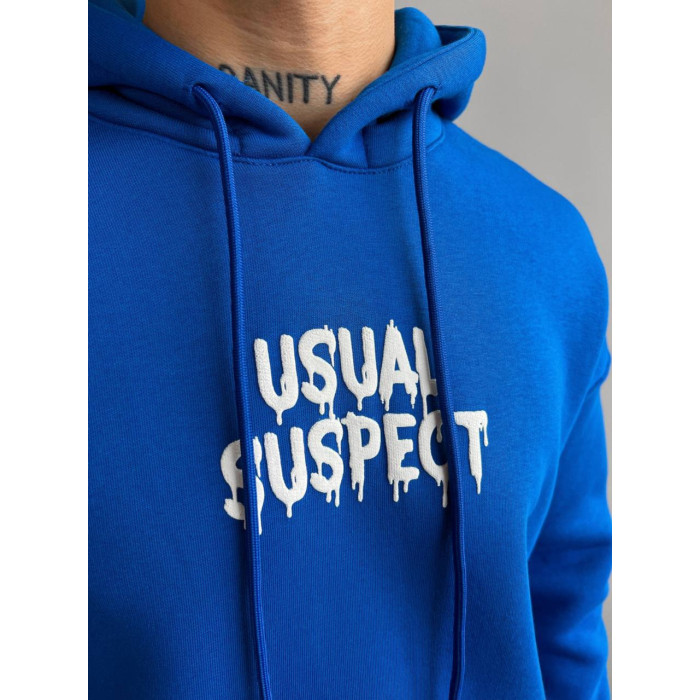 Oversize худі на флісі з принтом
