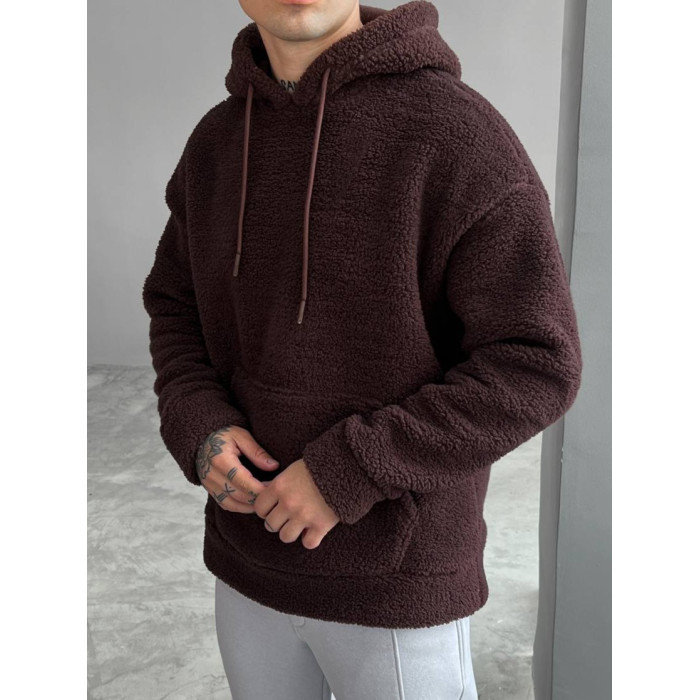 Плюшеве oversize худі