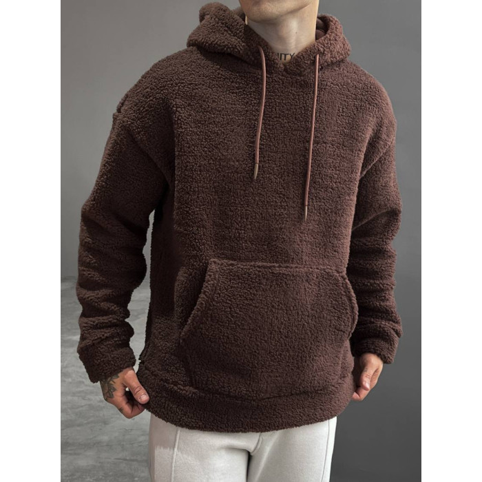 Плюшеве oversize худі