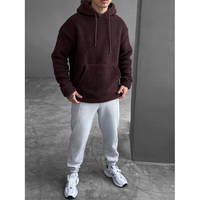 Плюшеве oversize худі