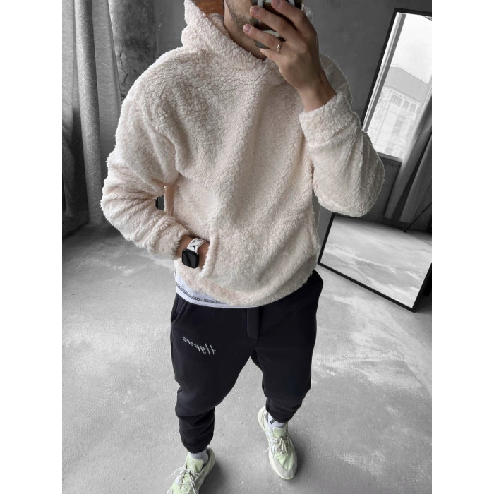 Плюшевий худі oversize