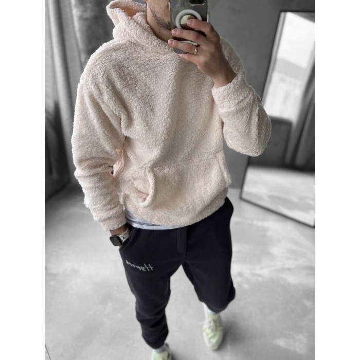 Плюшевий худі oversize