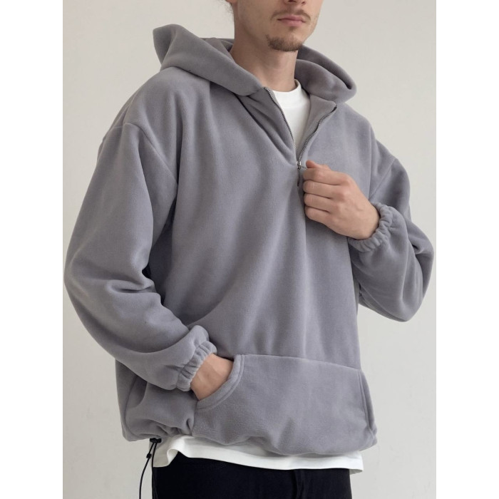 Флісовий худі oversize