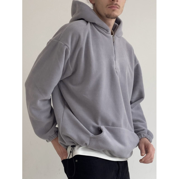 Флісовий худі oversize