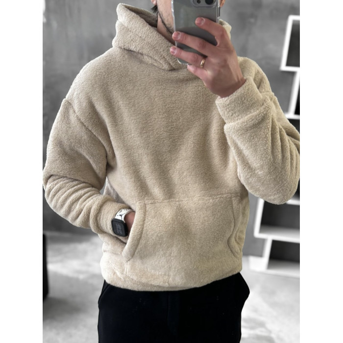 Плюшевий худі oversize