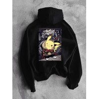 Oversize худі з принтом