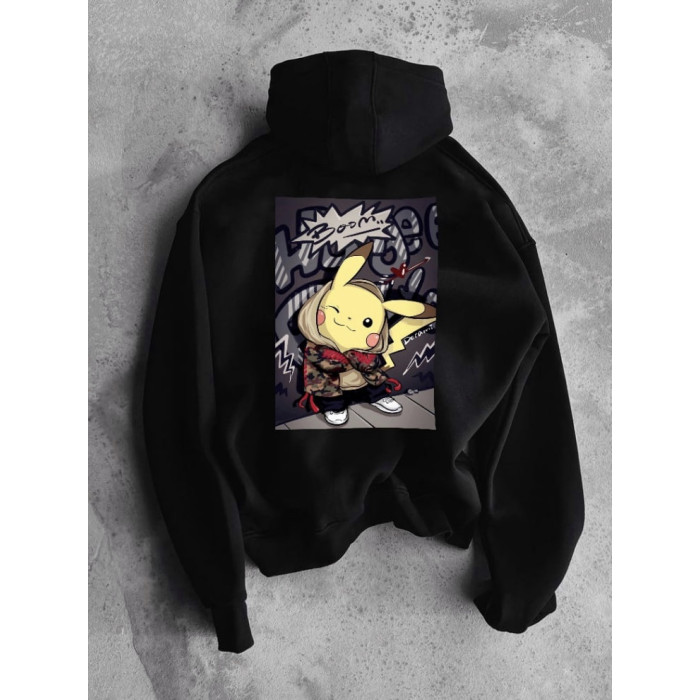 Oversize худі з принтом