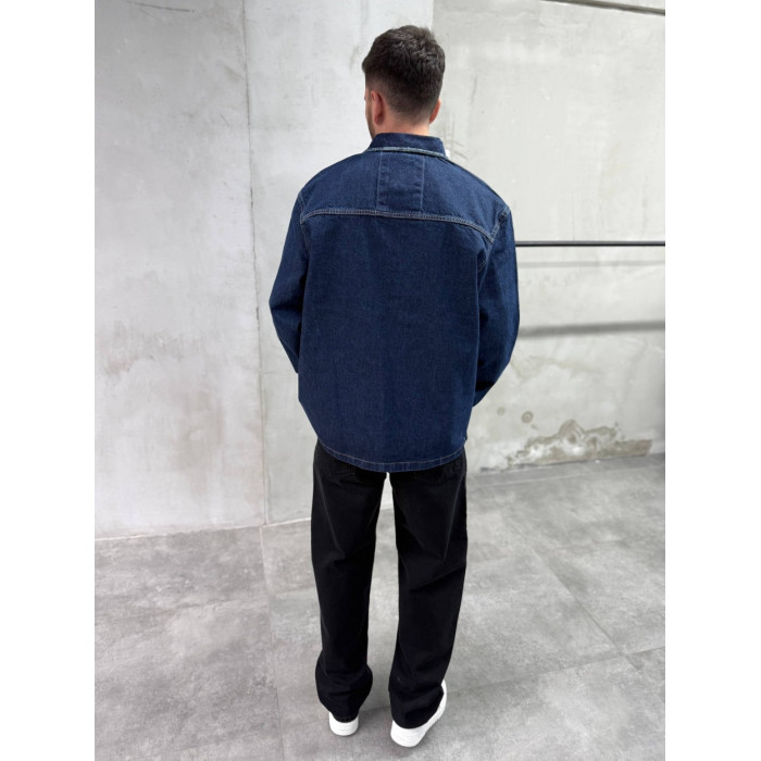 Джинсова oversize куртка 