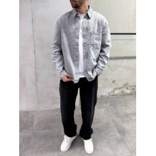 Джинсова oversize куртка 