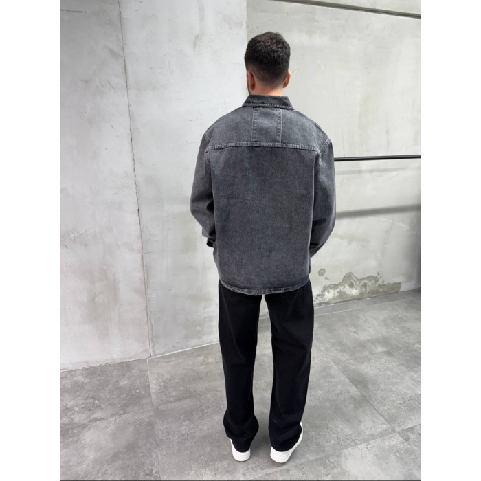 Джинсова oversize куртка 