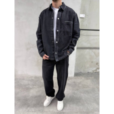 Джинсова oversize куртка 