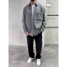Джинсова oversize куртка 