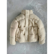 Зимова плюшева куртка oversize