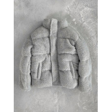 Зимова плюшева куртка oversize