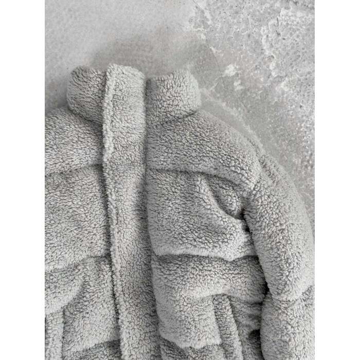 Зимова плюшева куртка oversize