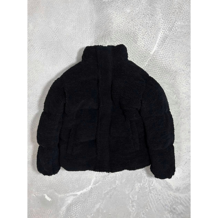 Зимова плюшева куртка oversize