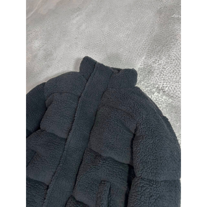 Зимова плюшева куртка oversize