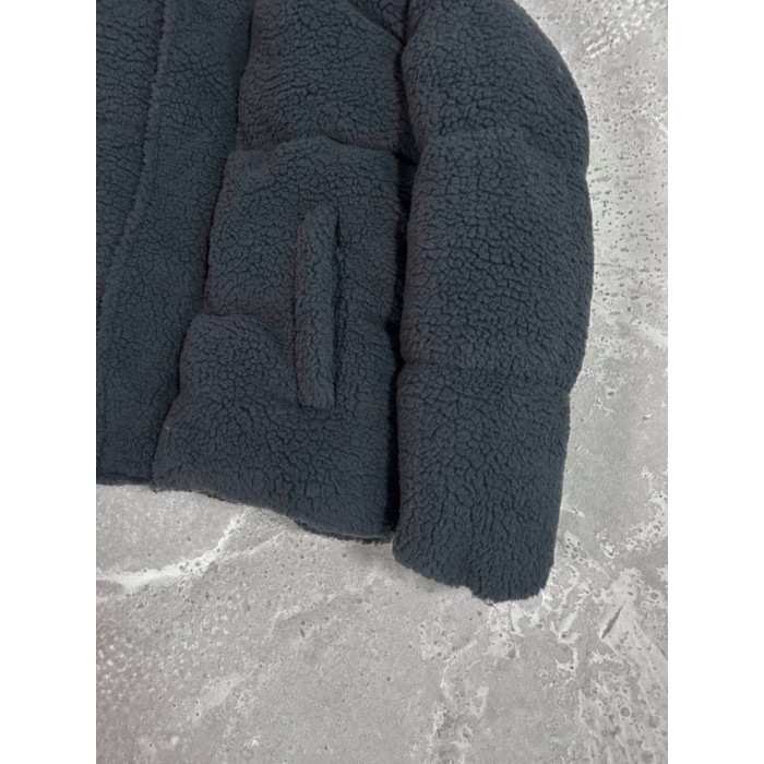 Зимова плюшева куртка oversize