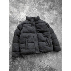 Зимова плюшева куртка oversize