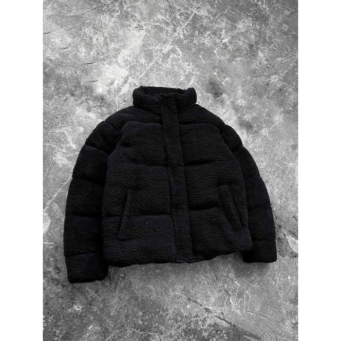 Зимова плюшева куртка oversize