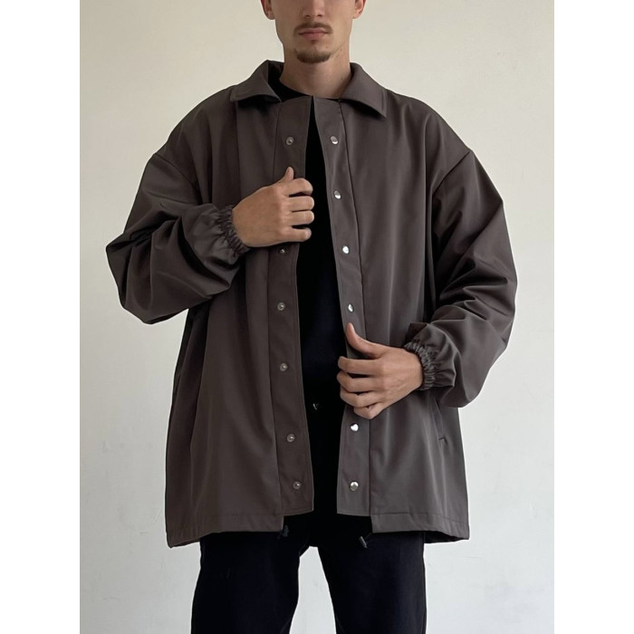 Oversize вітровка на флісі