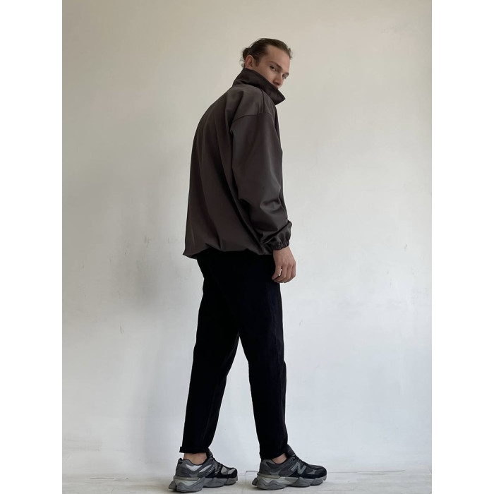 Oversize вітровка на флісі