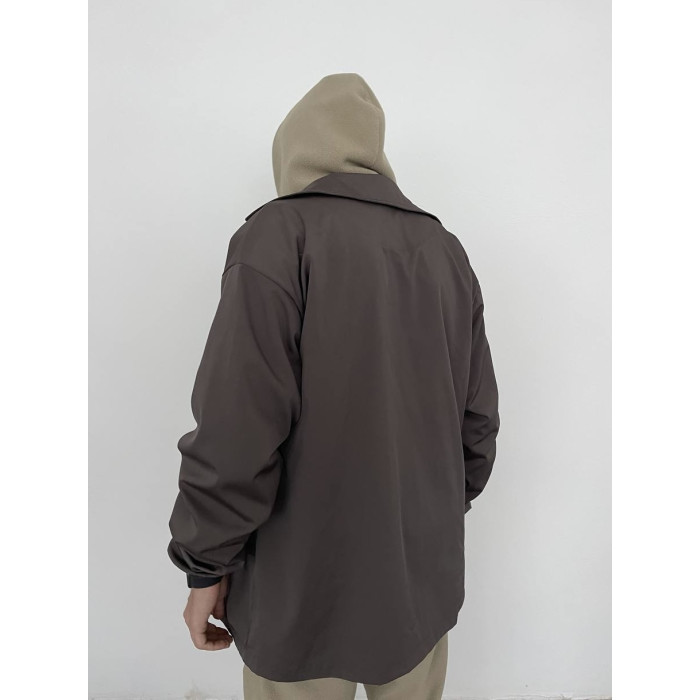 Oversize вітровка на флісі