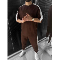 Літній oversize костюм зі смужками