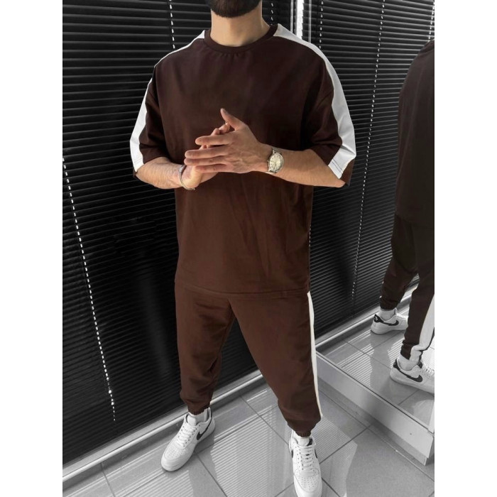 Літній oversize костюм зі смужками