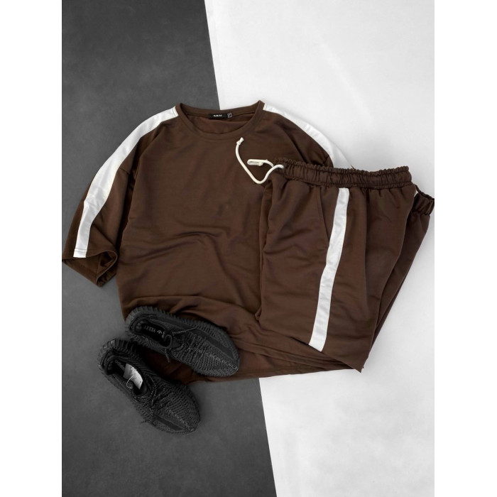 Літній oversize костюм зі смужками