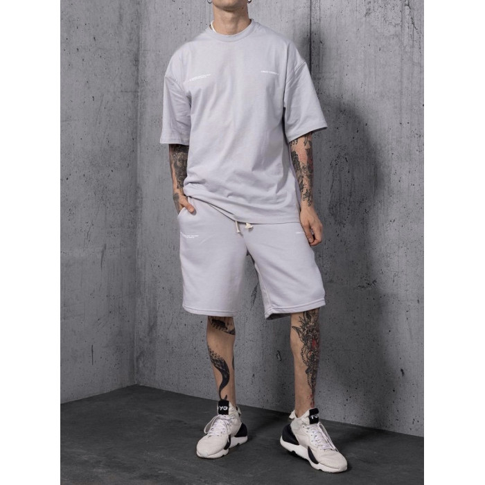 Літній oversize костюм з надписом