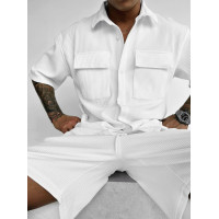 Літній oversize костюм у рубчик