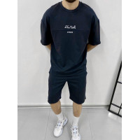 Літній oversize костюм з надписом