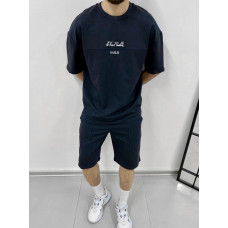 Літній oversize костюм з надписом
