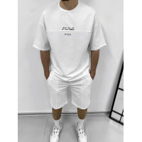 Літній oversize костюм з надписом