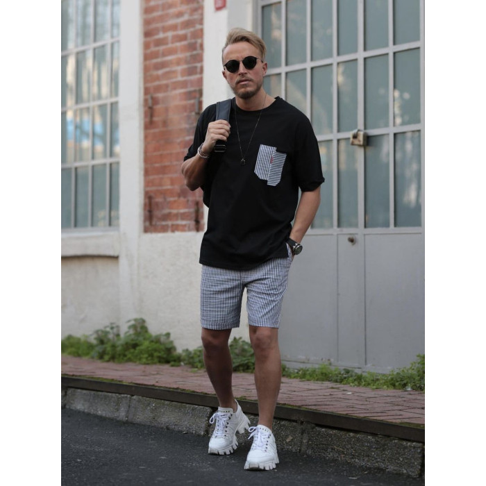 Літній oversize костюм зі смужками