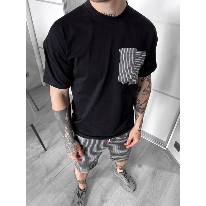 Літній oversize костюм зі смужками