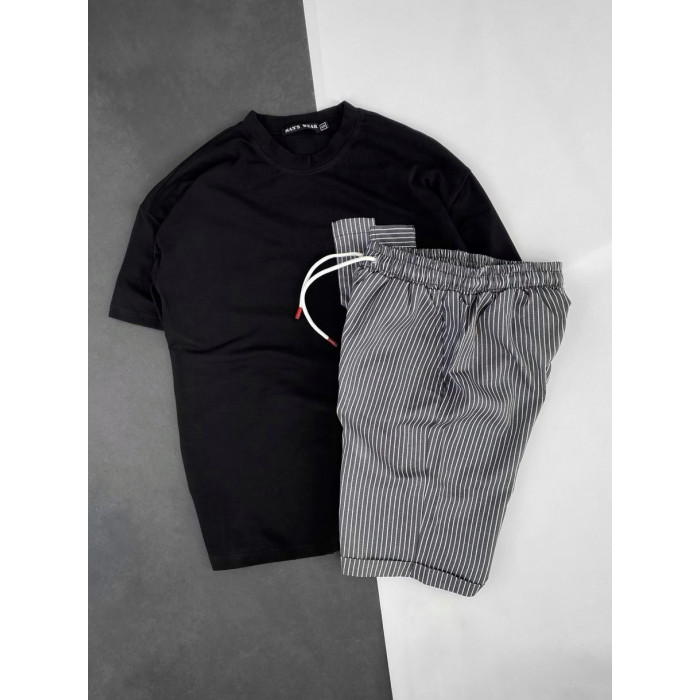 Літній oversize костюм зі смужками