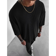 Літній oversize костюм у рубчик