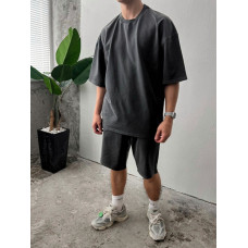 Oversize костюм з вивареної тканини